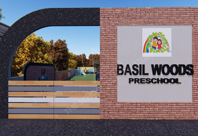 Basil Woods Preschool, Bengaluru Entrance (Render).