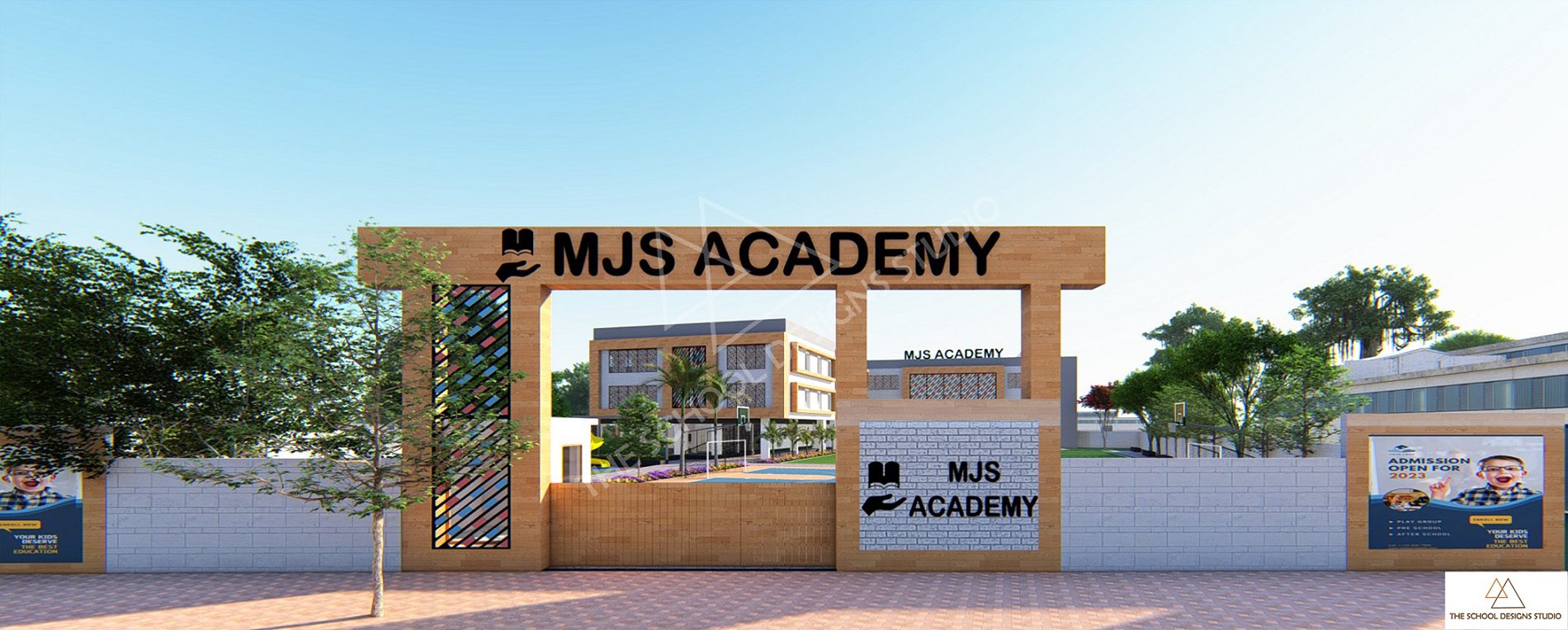 MJS Academy, Ayodhya, Uttar pradesh. Designed by The School Designs Studio