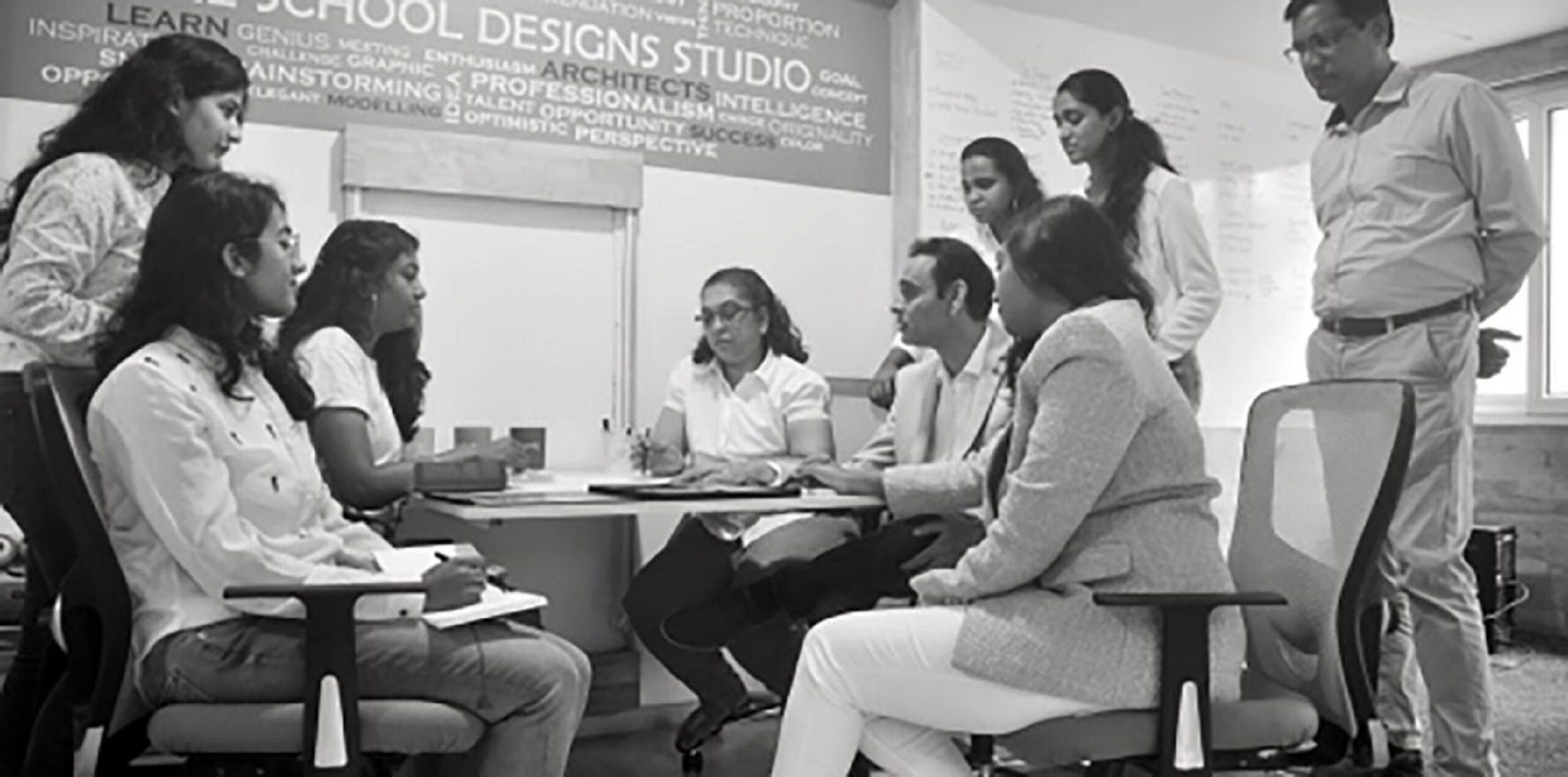 The school Designs studio Team, a leading school design architecture firm in Bengaluru.