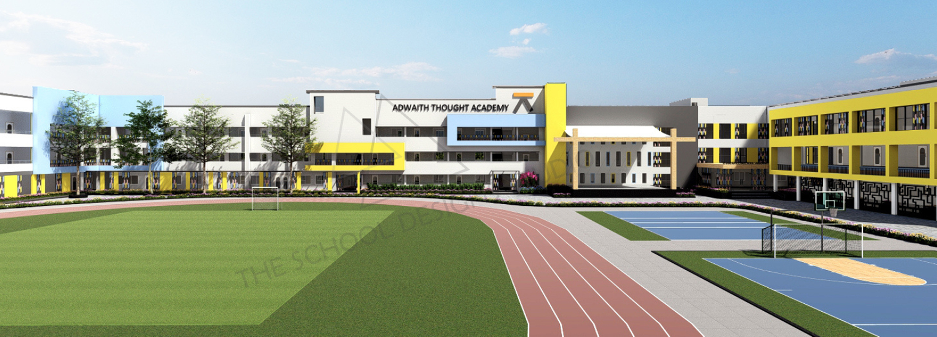 Adwaith Thought Academy, Coimbatore. Designed by The School Designs Studio (Best School Design Architecture Firm In India).